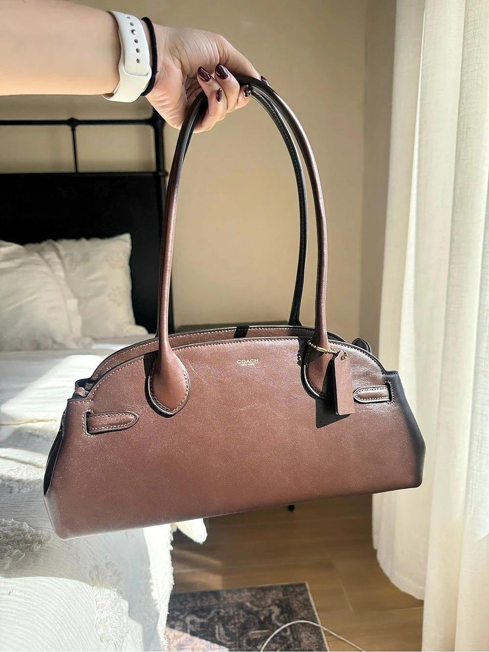 Coach Empire Carryall 34 Maple Brown